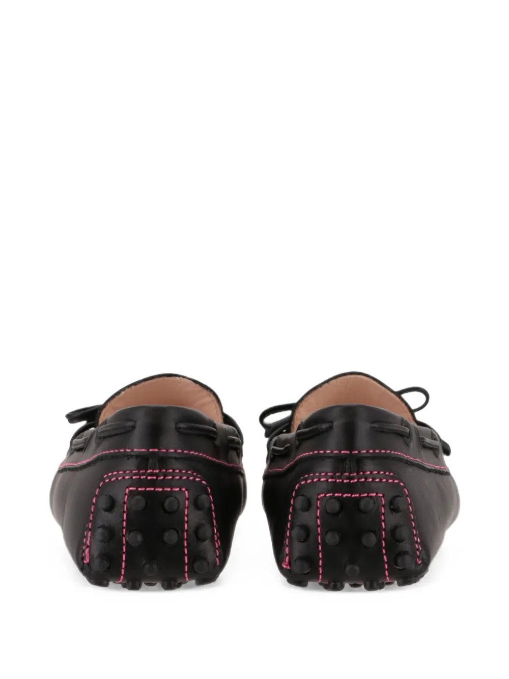 Tod's Gommino loafers met contrasterend stiksel Zwart