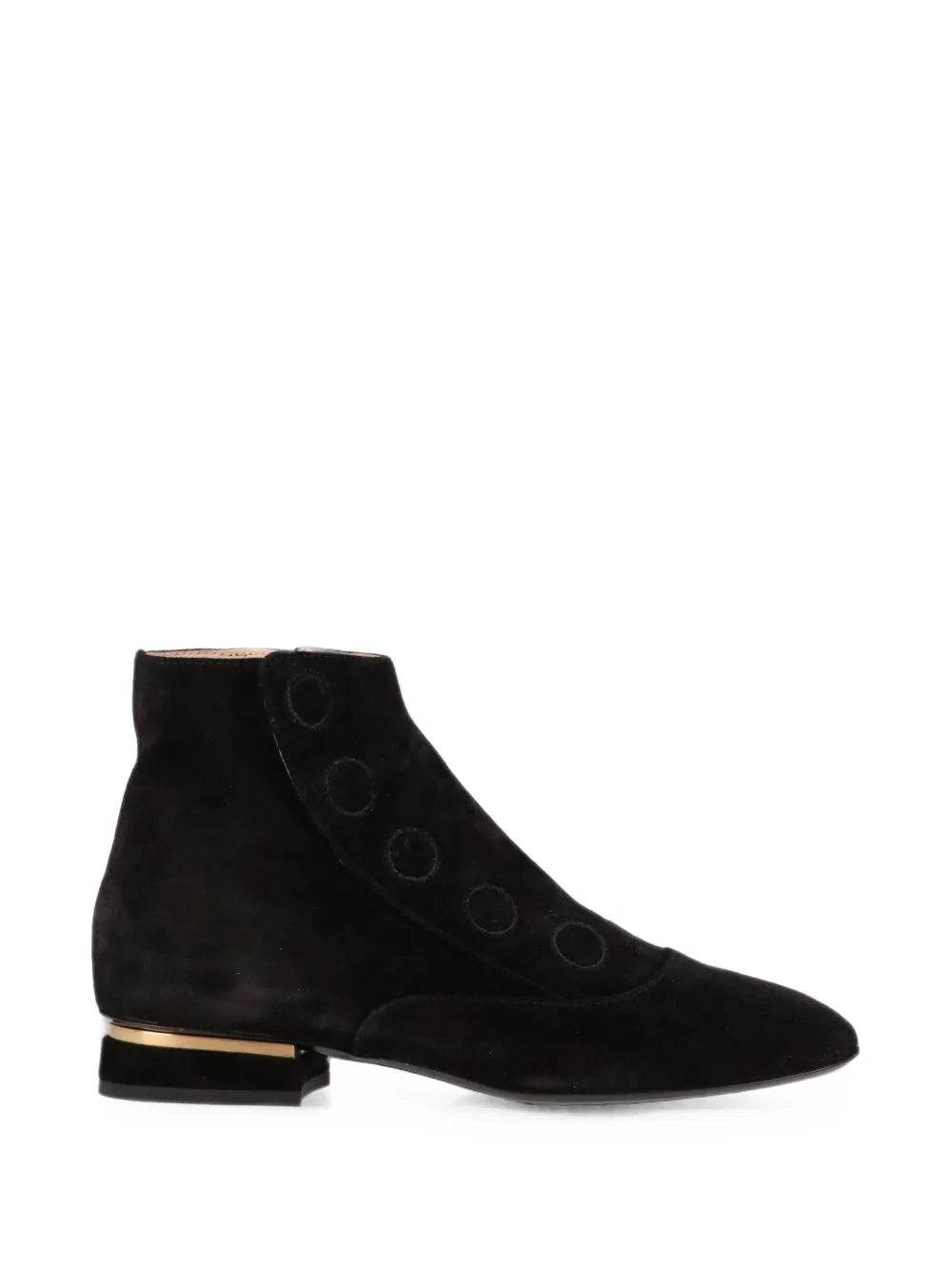 Tod's suede ankle boots Zwart