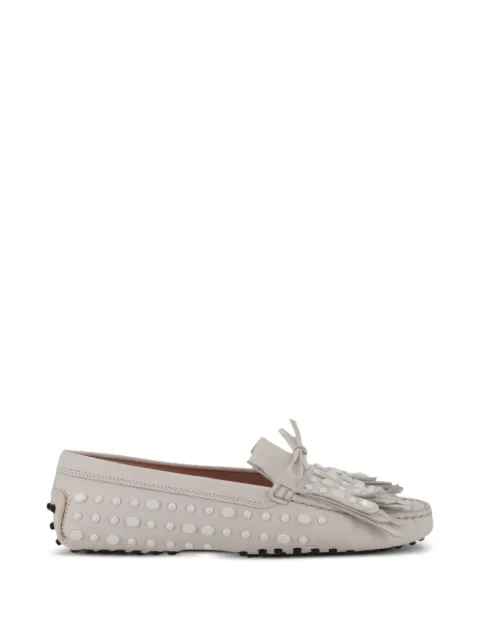 Tod's fringe Gommino loafers