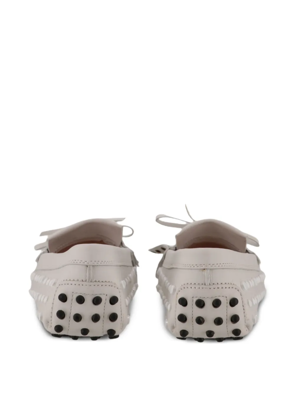 Tod's fringe Gommino loafers Beige