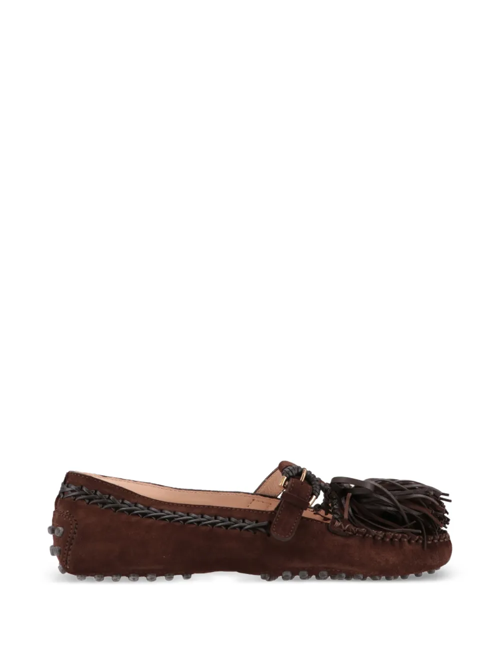 Tod's Gommino-sole fringe-detail loafers Bruin