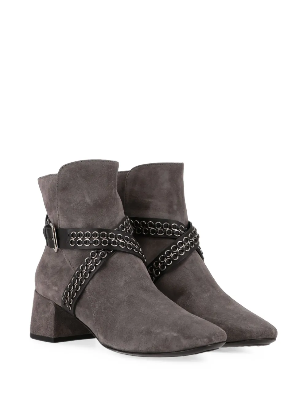 Tod's buckle-fastening ankle boots Grijs