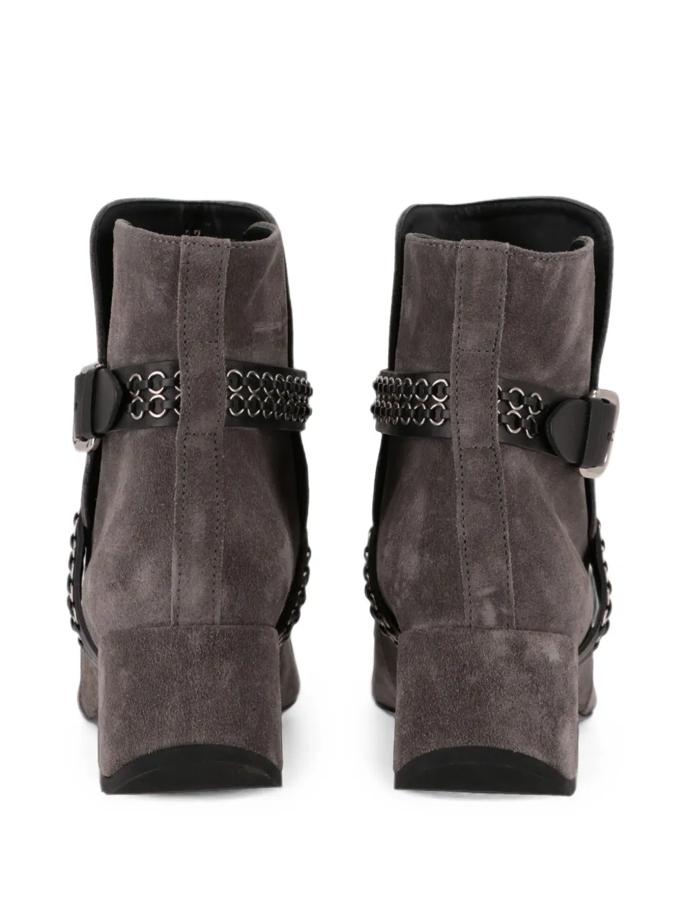 Tod's buckle-fastening ankle boots Grijs