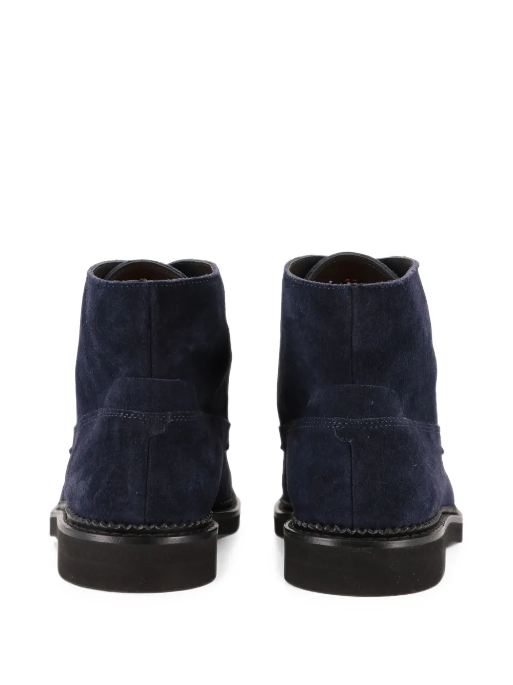 Tod's lace-up suede ankle boots Blauw