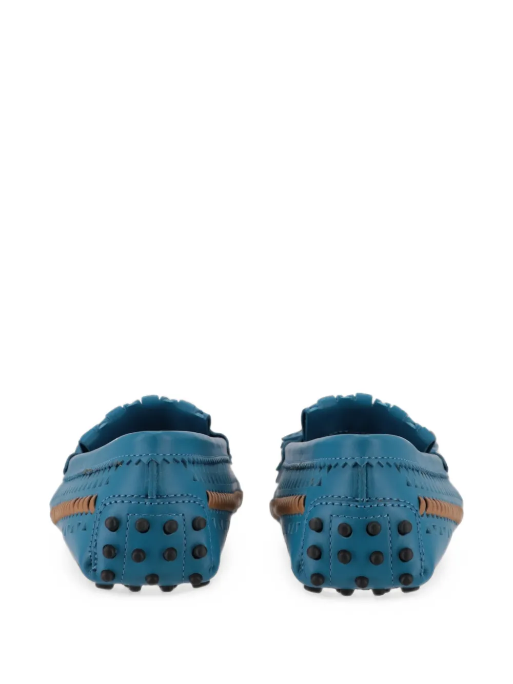 Tod's Gommino fringed loafers Blauw