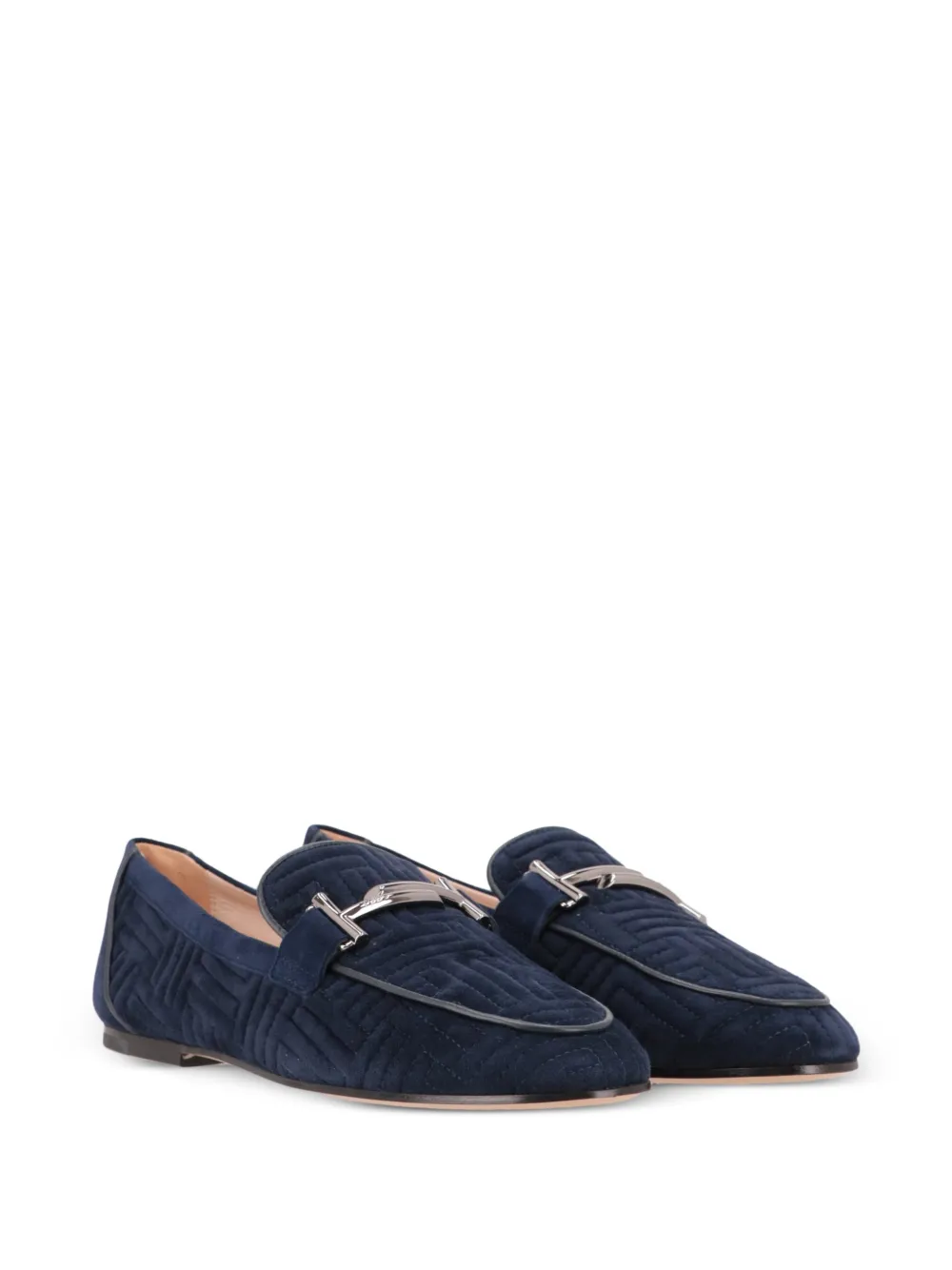 Tod's T Timeless quilted loafers Blauw