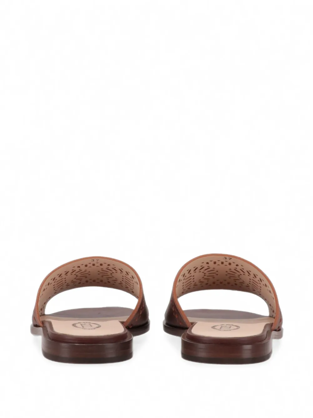 Tod's perforated leather sandals Bruin