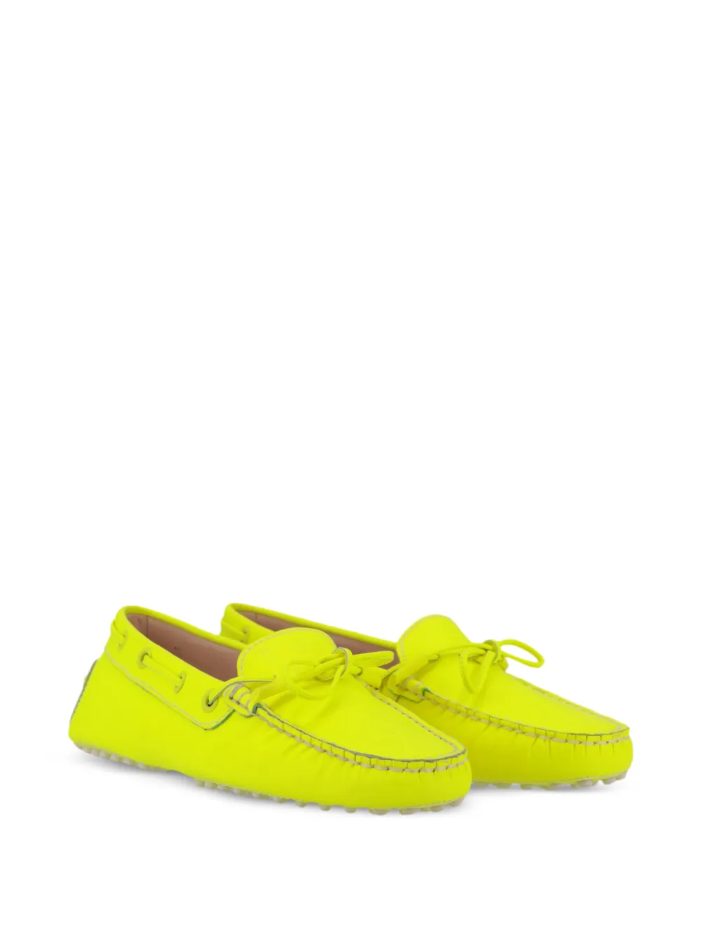 Tod's Gommino bow-detail loafers Geel