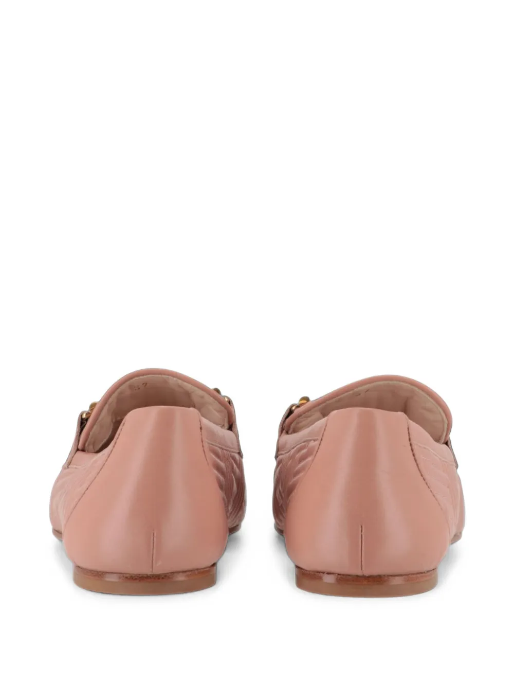 Tod's quilted T Timeless loafers Roze