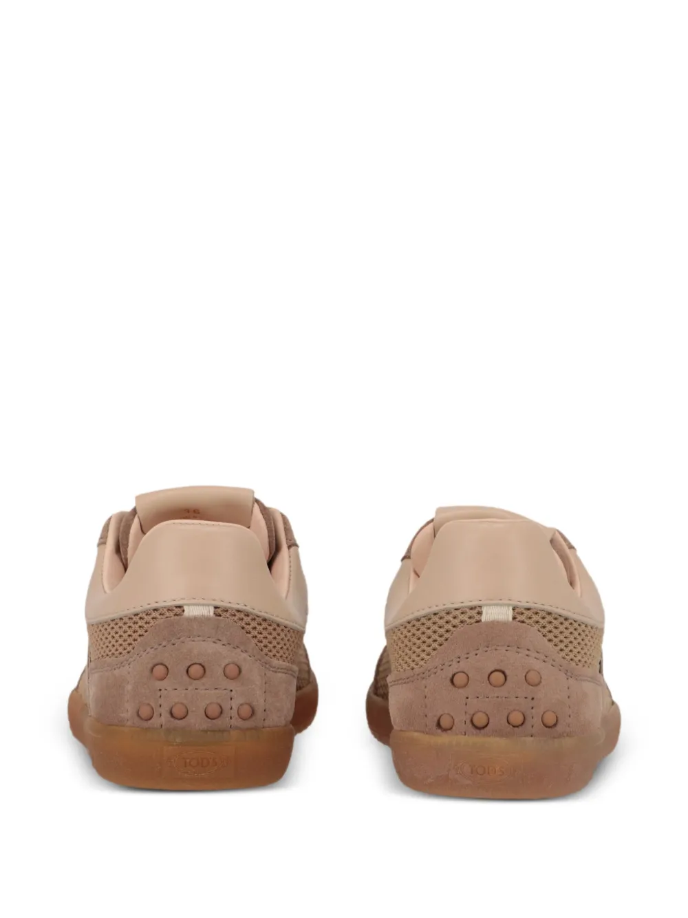 Tod's mesh-panelled suede sneakers Bruin