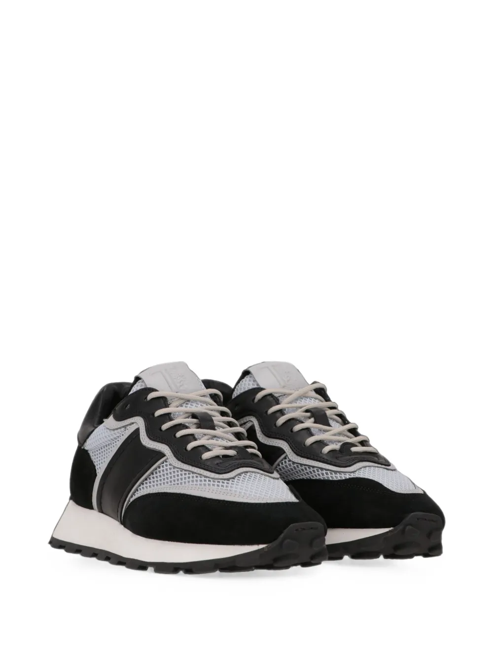 Tod's panelled mesh-insert sneakers Zwart