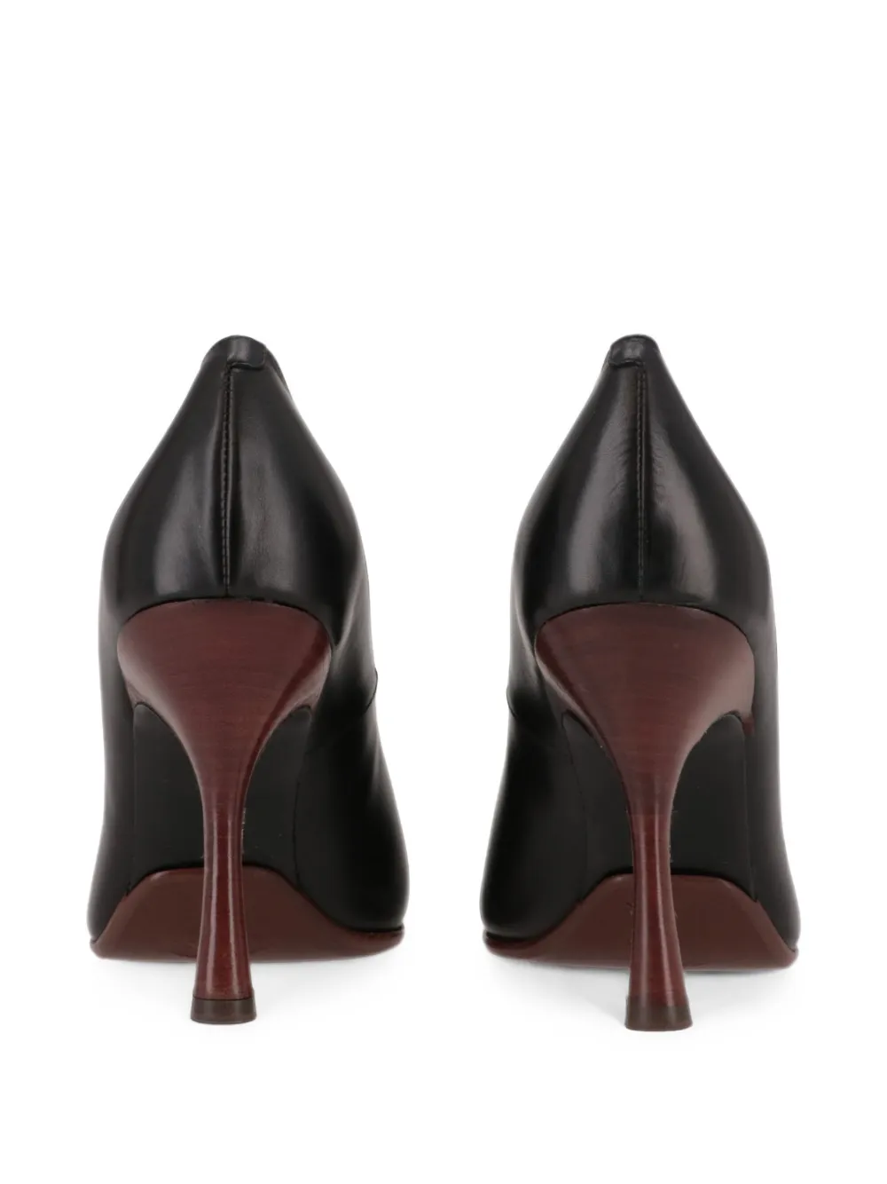 Tod's pointed-toe leather pumps Zwart