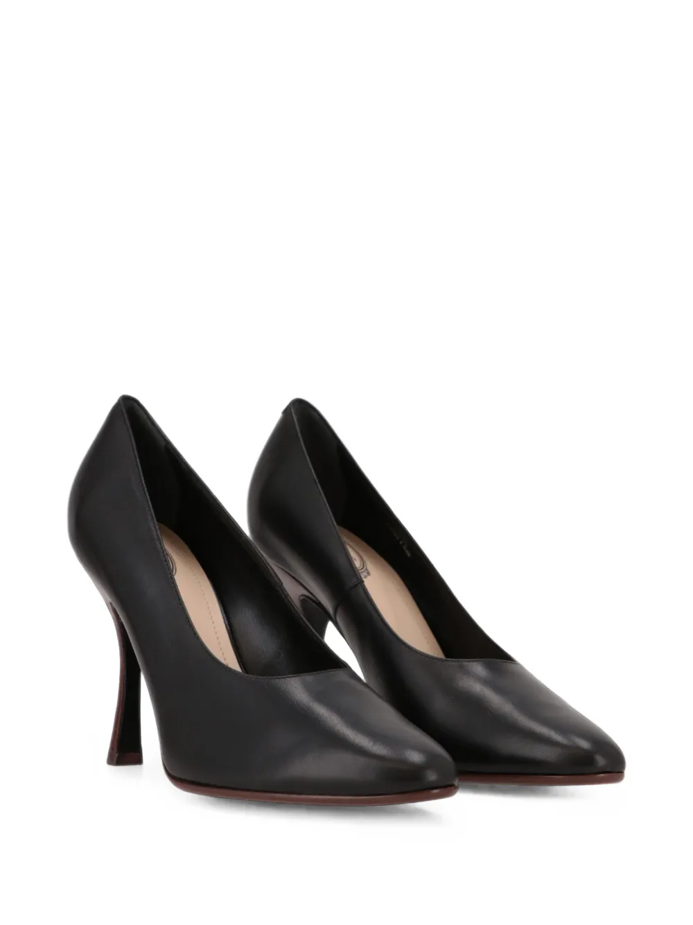 Tod's pointed-toe leather pumps Zwart