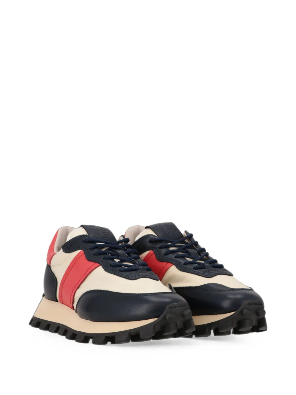 Tod's panelled chunky-sole sneakers Beige