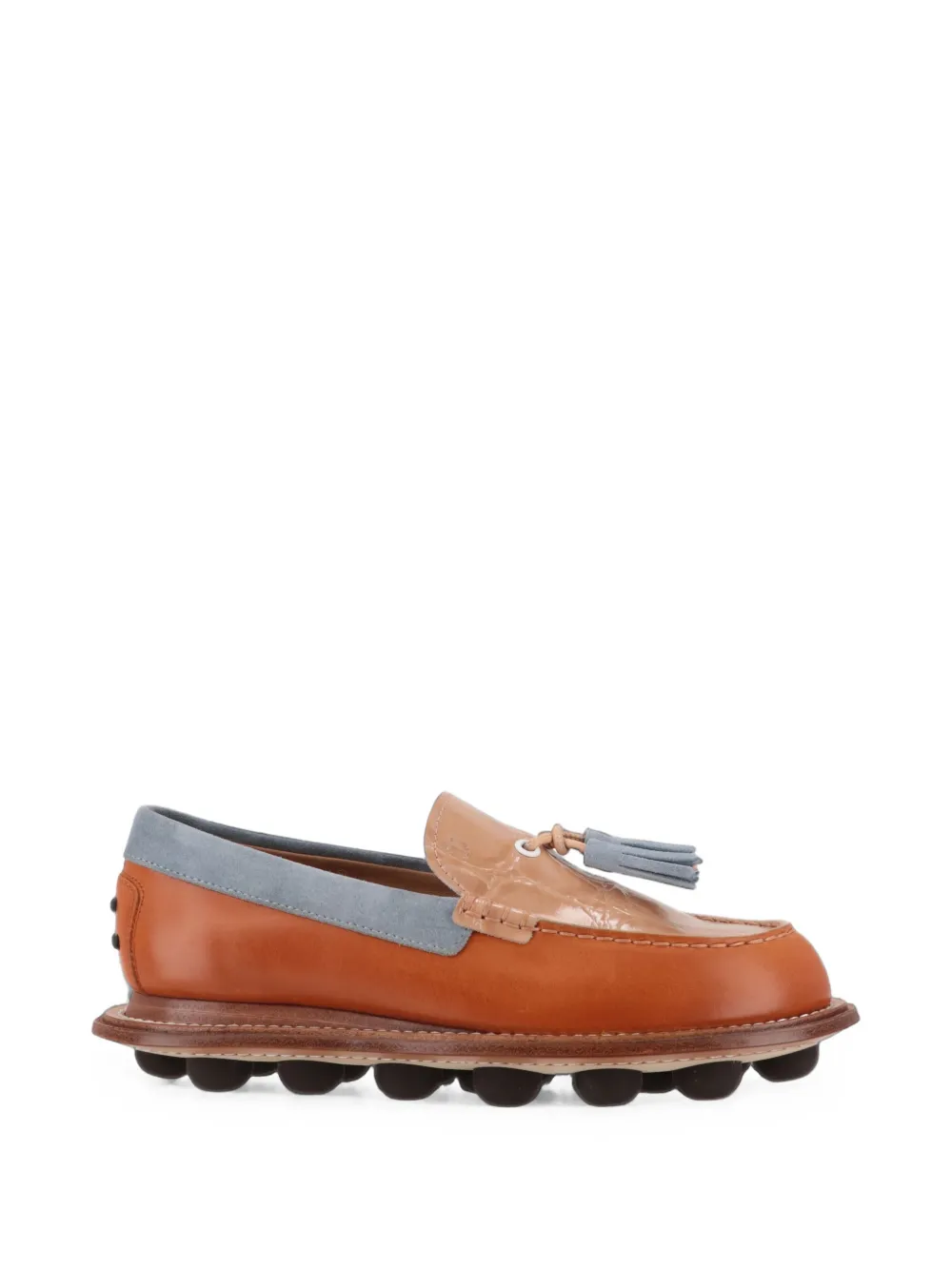 Tod's x Hender Scheme Gommino tassel loafers Bruin