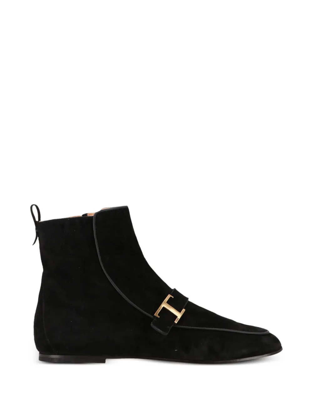 Tod's T Timeless suede boots Zwart