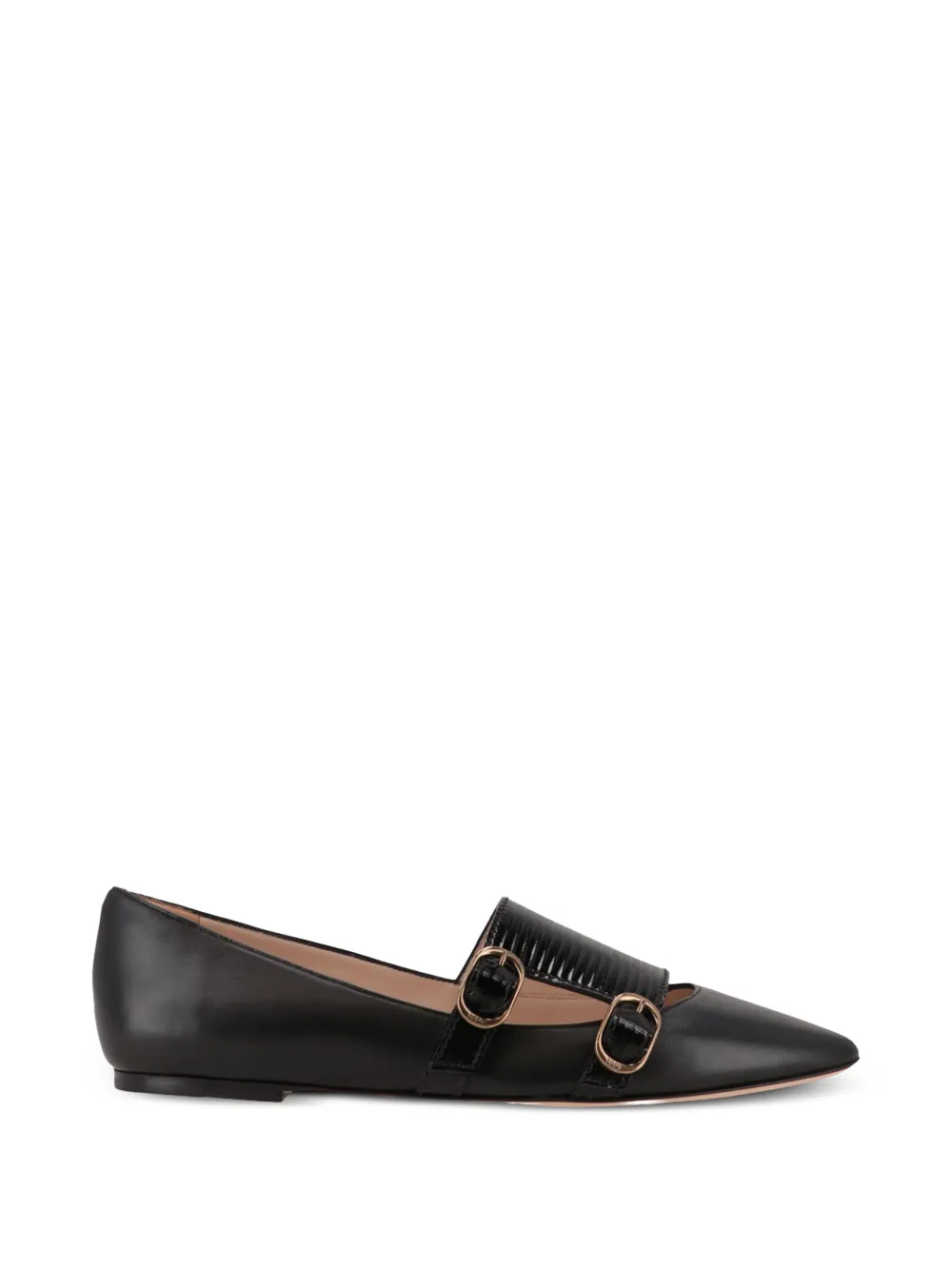 Tod's double-buckle pointed-toe pumps Zwart