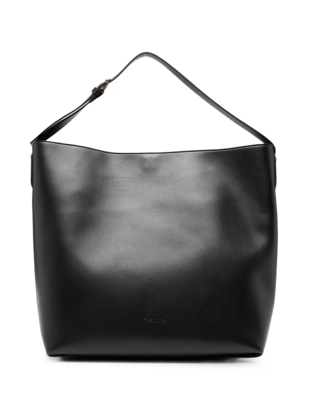 Themoirè slouchy shoulder bag - Nero