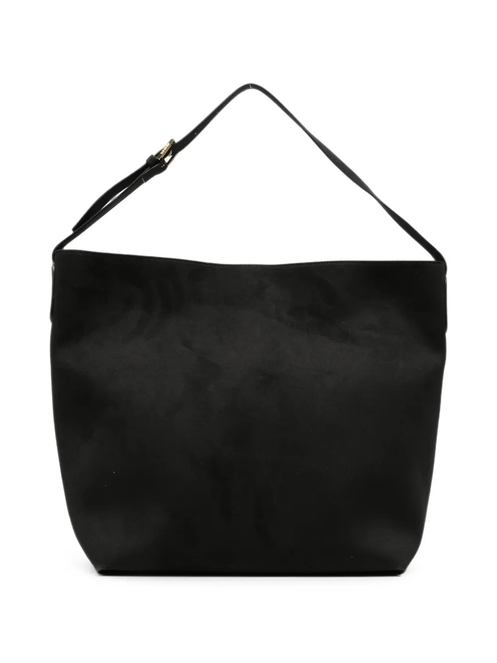 Themoirè Zoe suede-effect shoulder bag - Nero