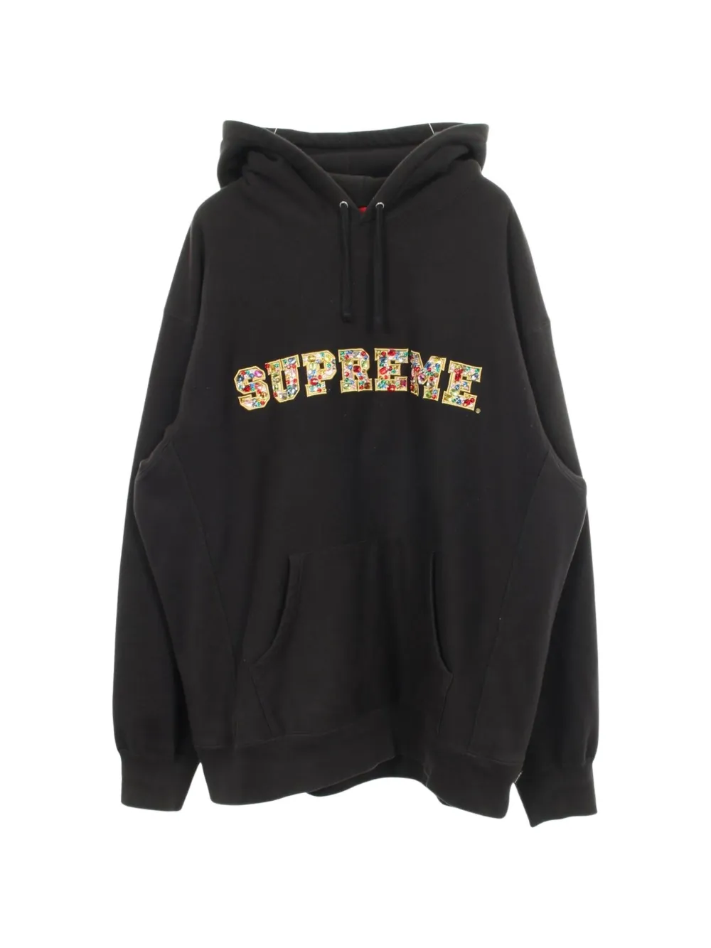 Supreme 2000s Jewels logo-print hoodie - Nero