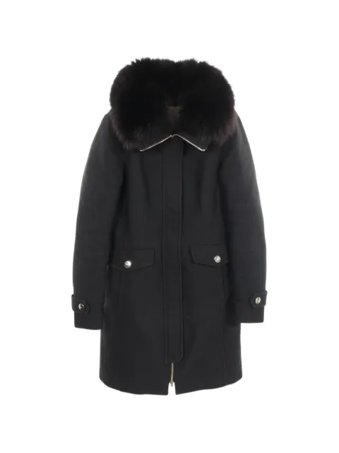 Herno 2000s fur-collar down coat