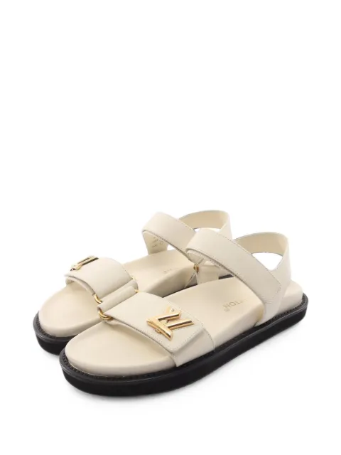 Louis Vuitton Pre-Owned 2023 Sunset Line leather flat sandals