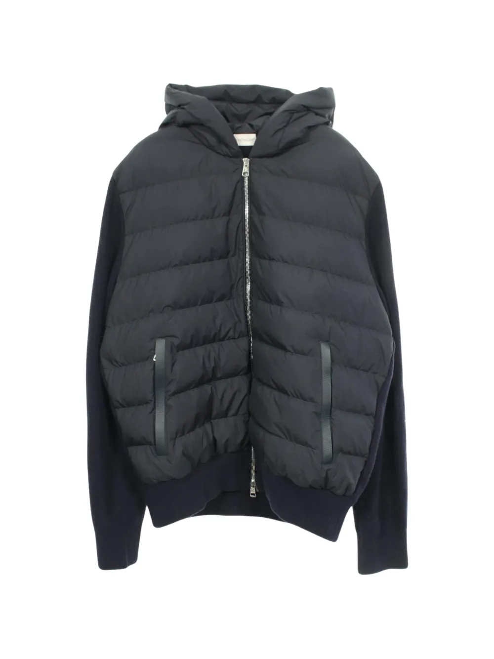 Moncler Vintage veste à capuche en duvet (années 2010) - Bleu