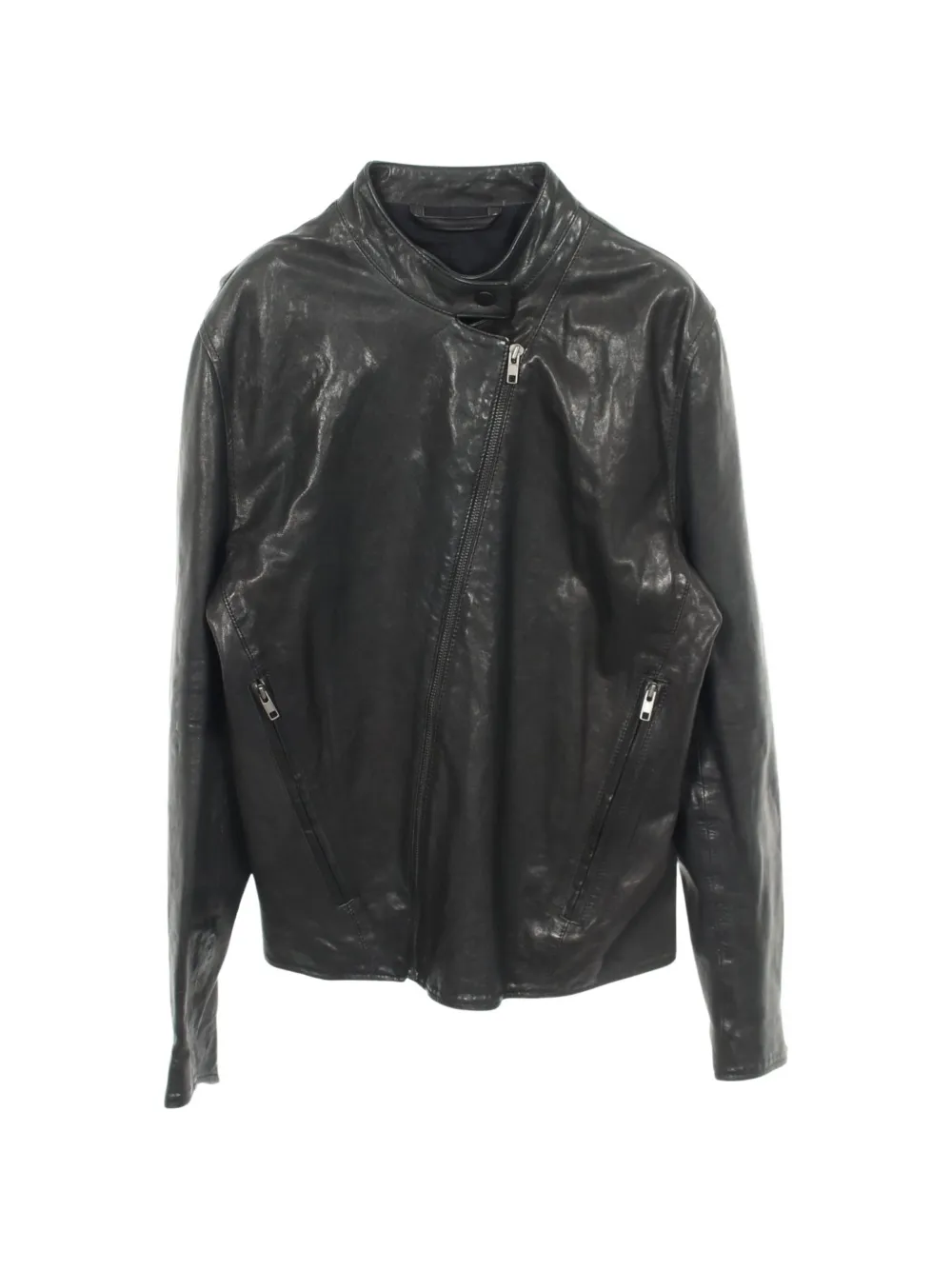 Maison Martin Margiela Pre-Owned 2000s leather jacket - Nero