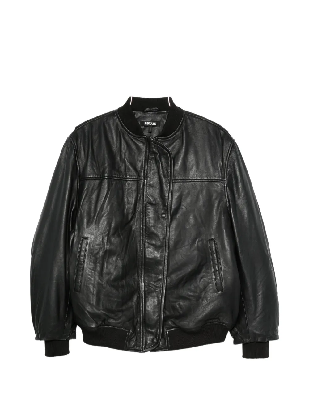 ROTATE BIRGER CHRISTENSEN zip-up jacket - Nero