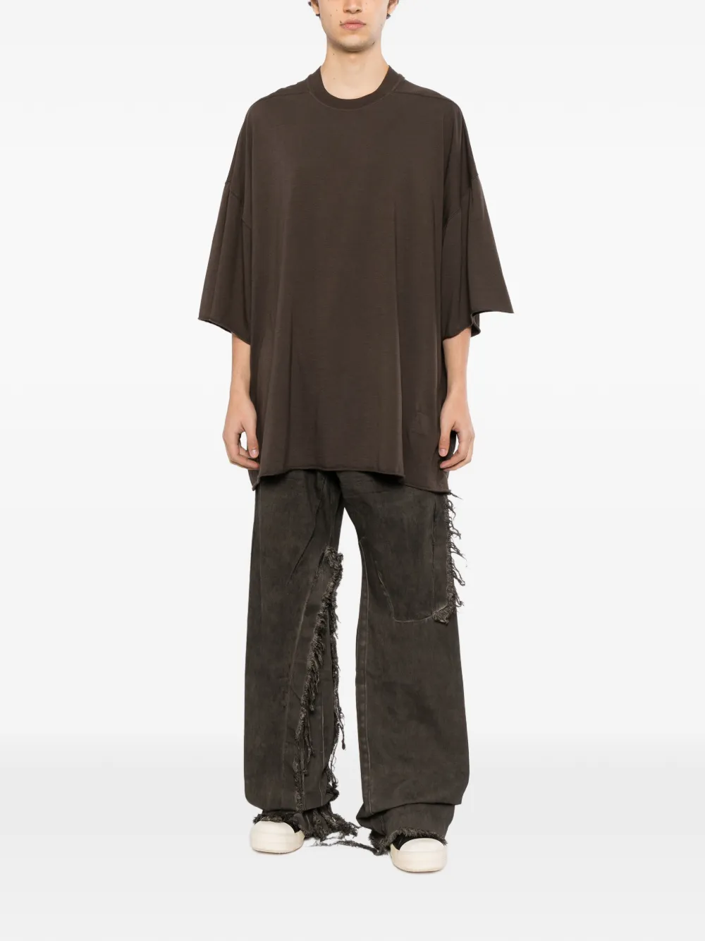 Rick Owens DRKSHDW Tommy T-shirt Bruin