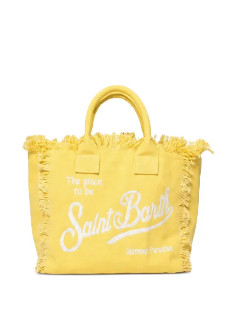 MC2 Saint Barth mini Vanity frayed tote bag