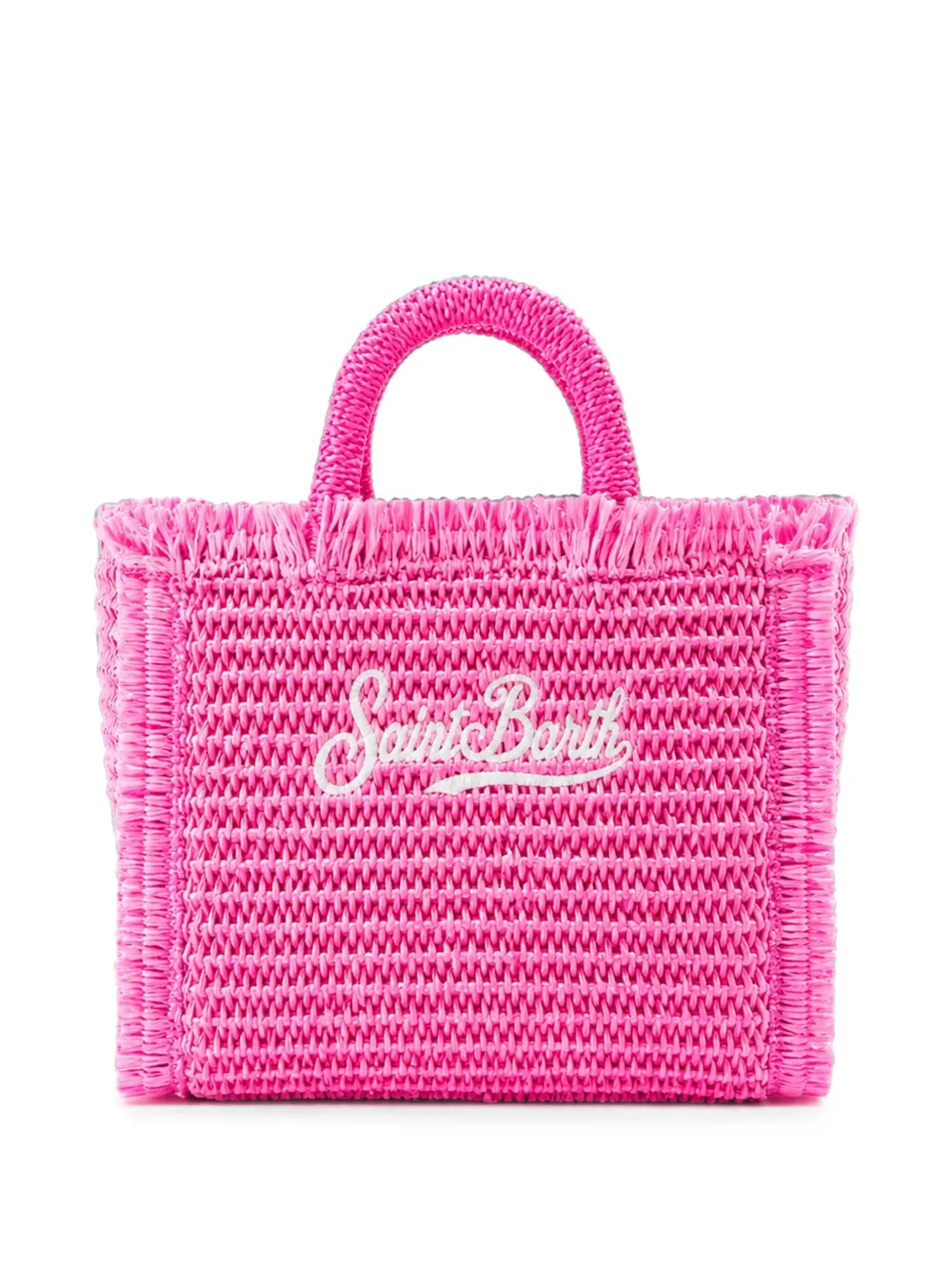 MC2 Saint Barth Vanity micro-shopper met geborduurd logo Roze