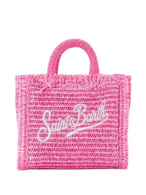 MC2 Saint Barth micro Vanity logo-embroidered tote bag
