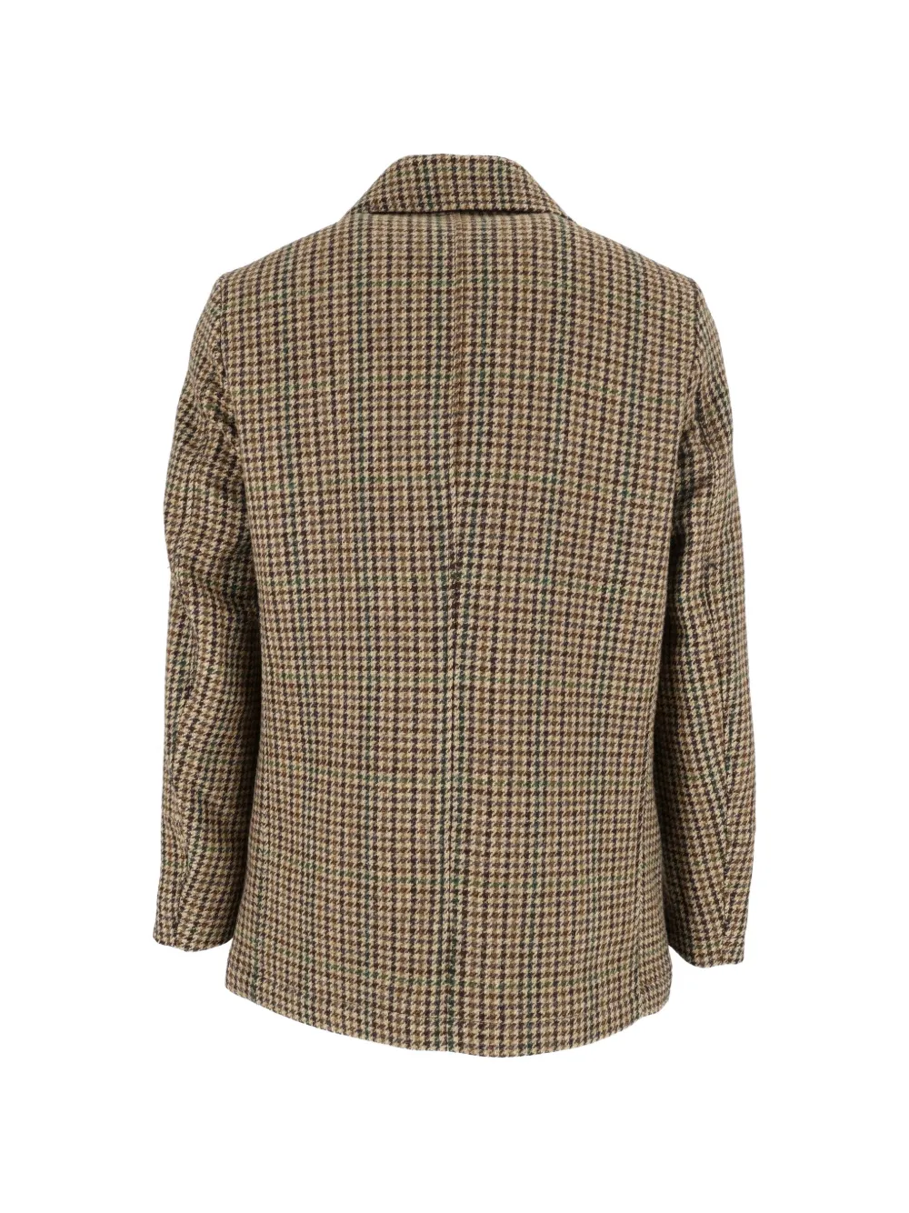 Camplin Island jas met pied-de-poulepatroon Bruin
