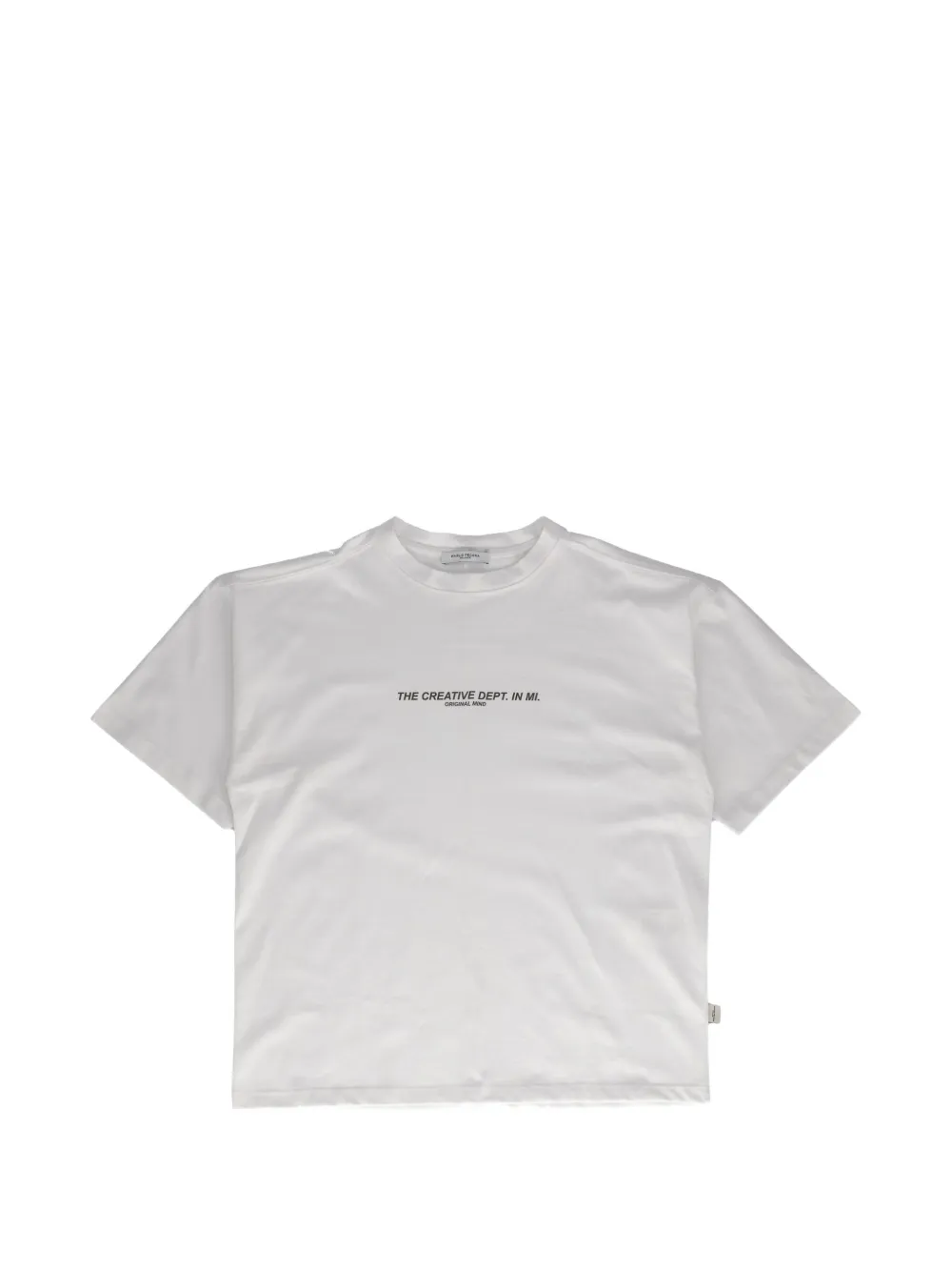 Paolo Pecora Kids slogan-print T-shirt - Blanc