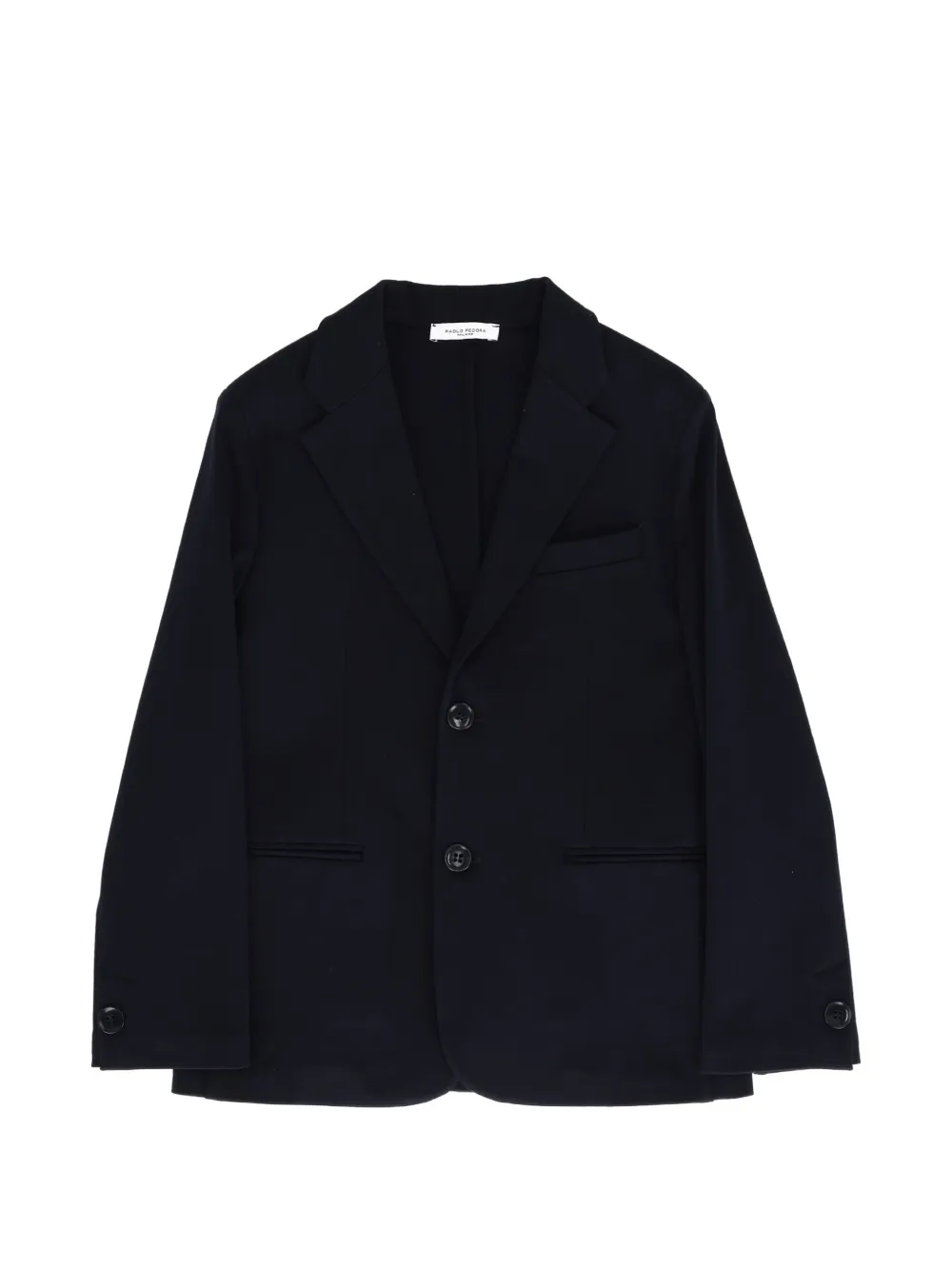Paolo Pecora Kids notched-lapels single-breasted blazer - Bleu