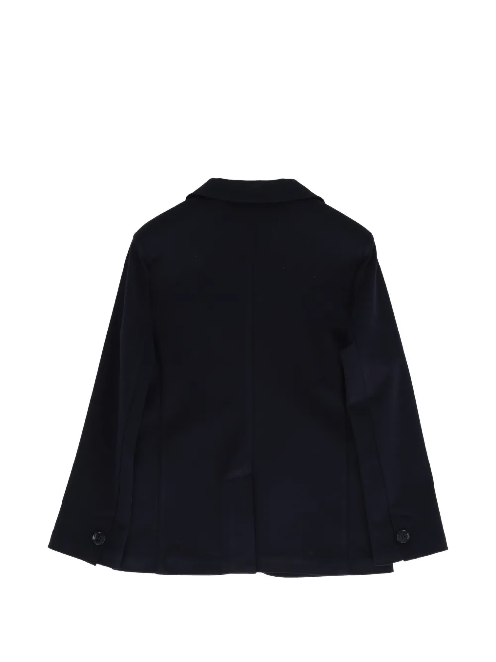 Paolo Pecora Kids Blazer met gekerfde revers en enkele rij knopen Blauw