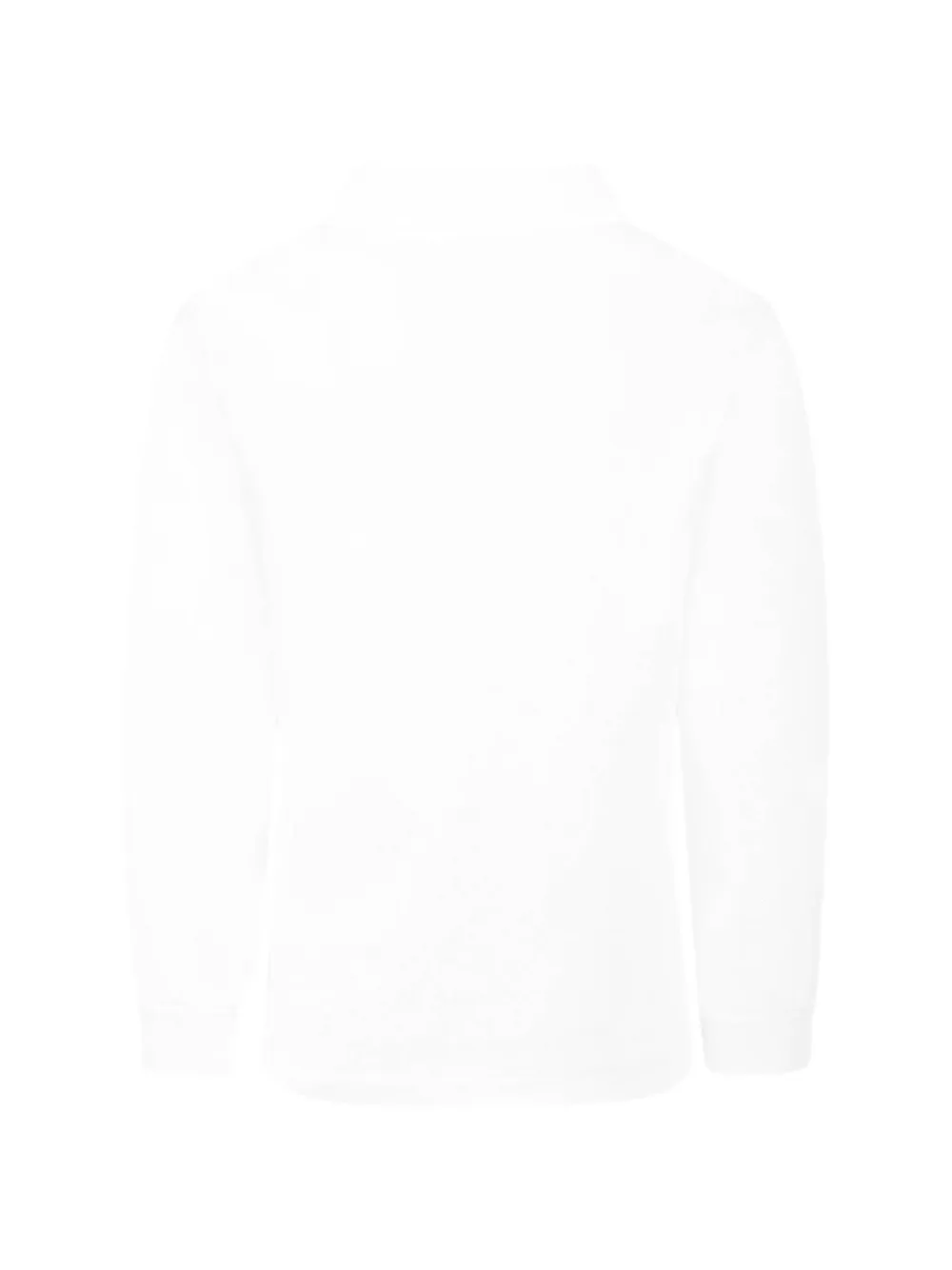 Lacoste Kids long-sleeve piqué polo shirt Wit