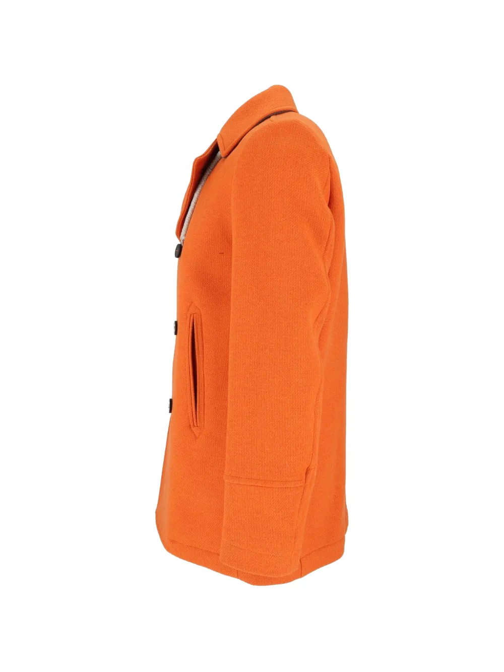 Camplin Island jas met dubbele rij knopen Oranje