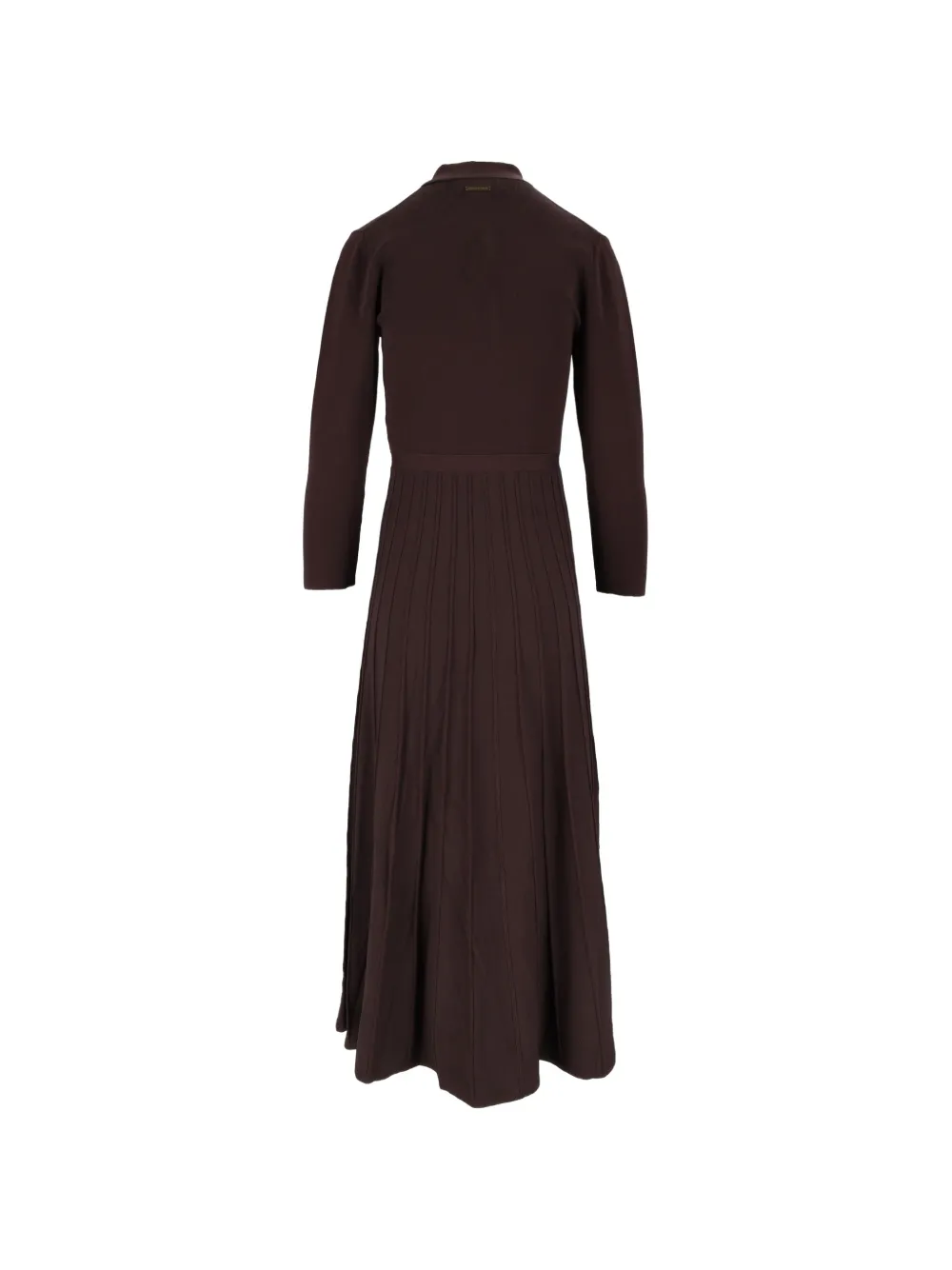 Michael Kors Midi-jurk met lange mouwen Bruin