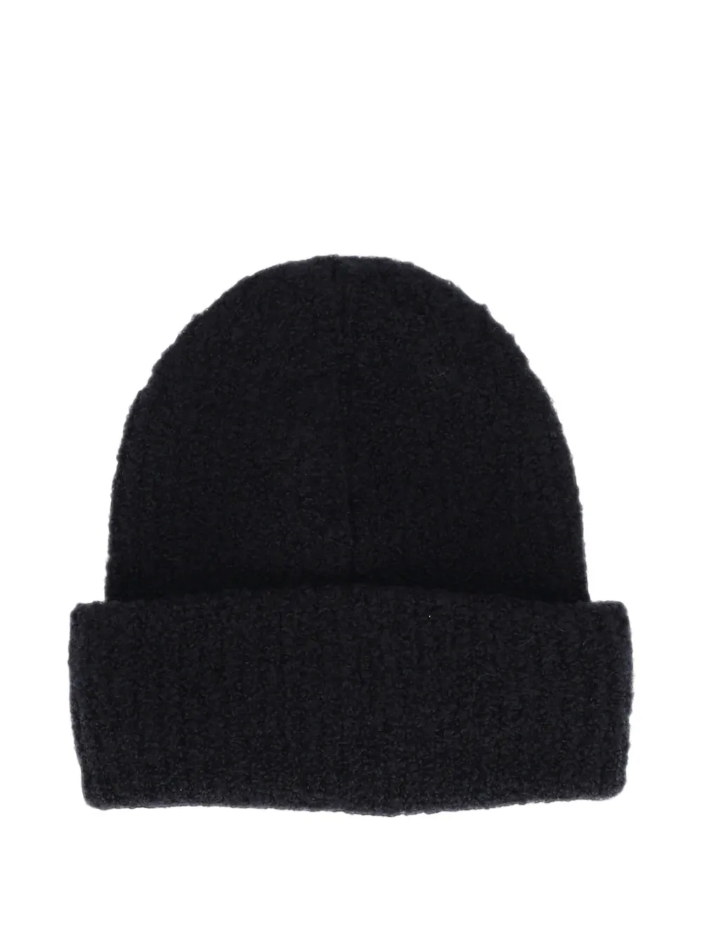 Paolo Pecora Kids bouclé-knit beanie hat Blauw