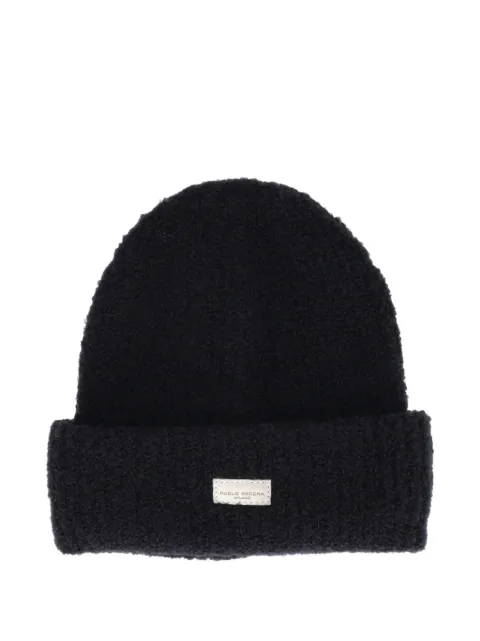 Paolo Pecora Kids bouclé-knit beanie hat