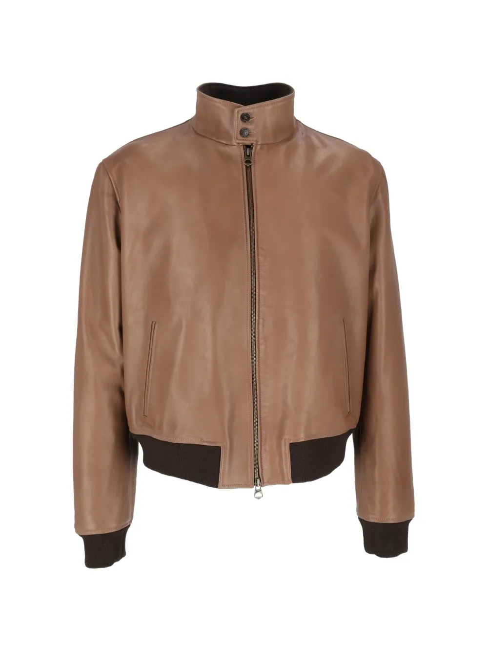 Stewart Jeff zip-up leather jacket