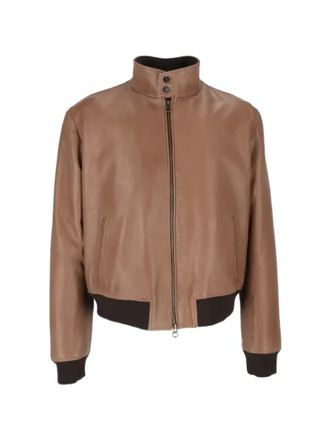 Stewart Jeff zip-up leather jacket