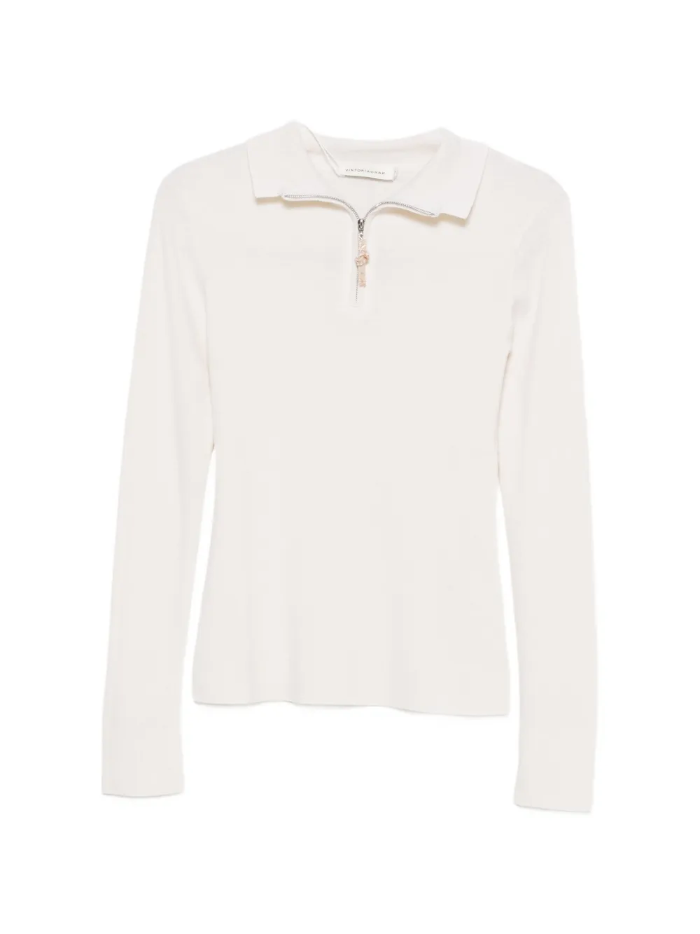 Viktoria Chan Sindy Zip-fastening Sweater In White