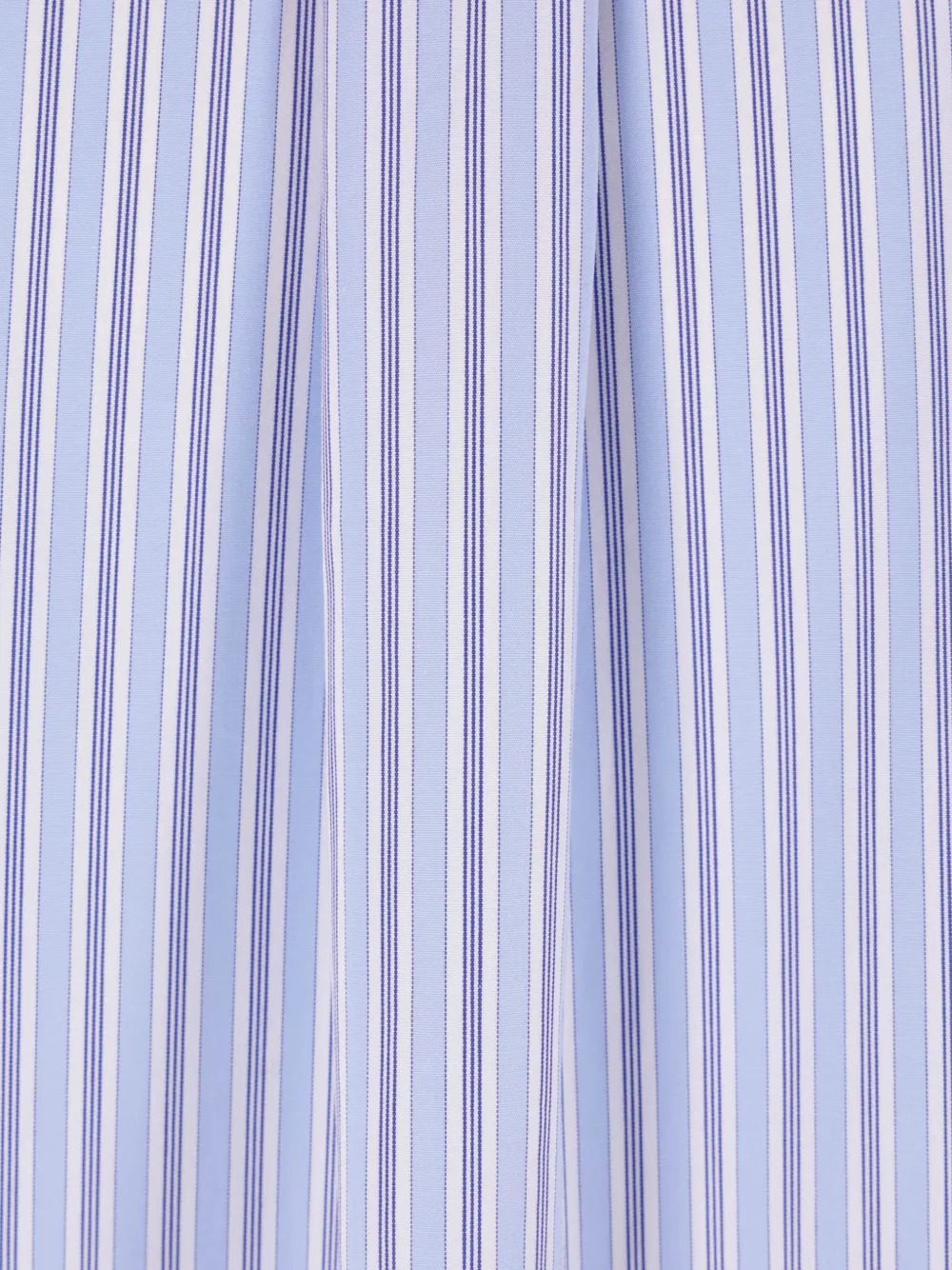 Comme Des Garçons Shirt Gestreept katoenen overhemd Blauw