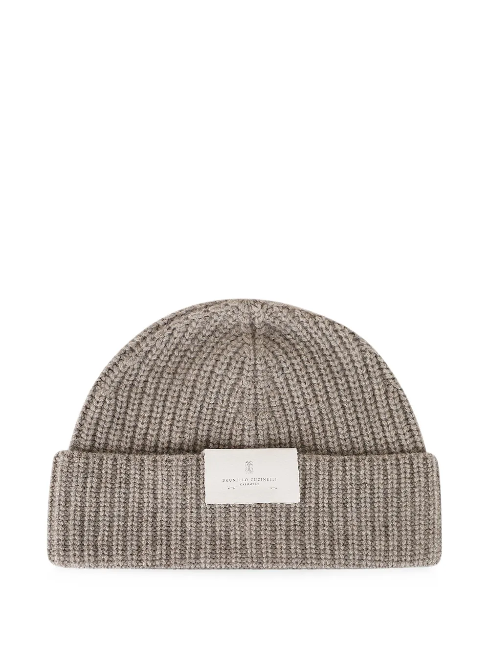 Brunello Cucinelli ribbed-knit beanie hat - Toni neutri