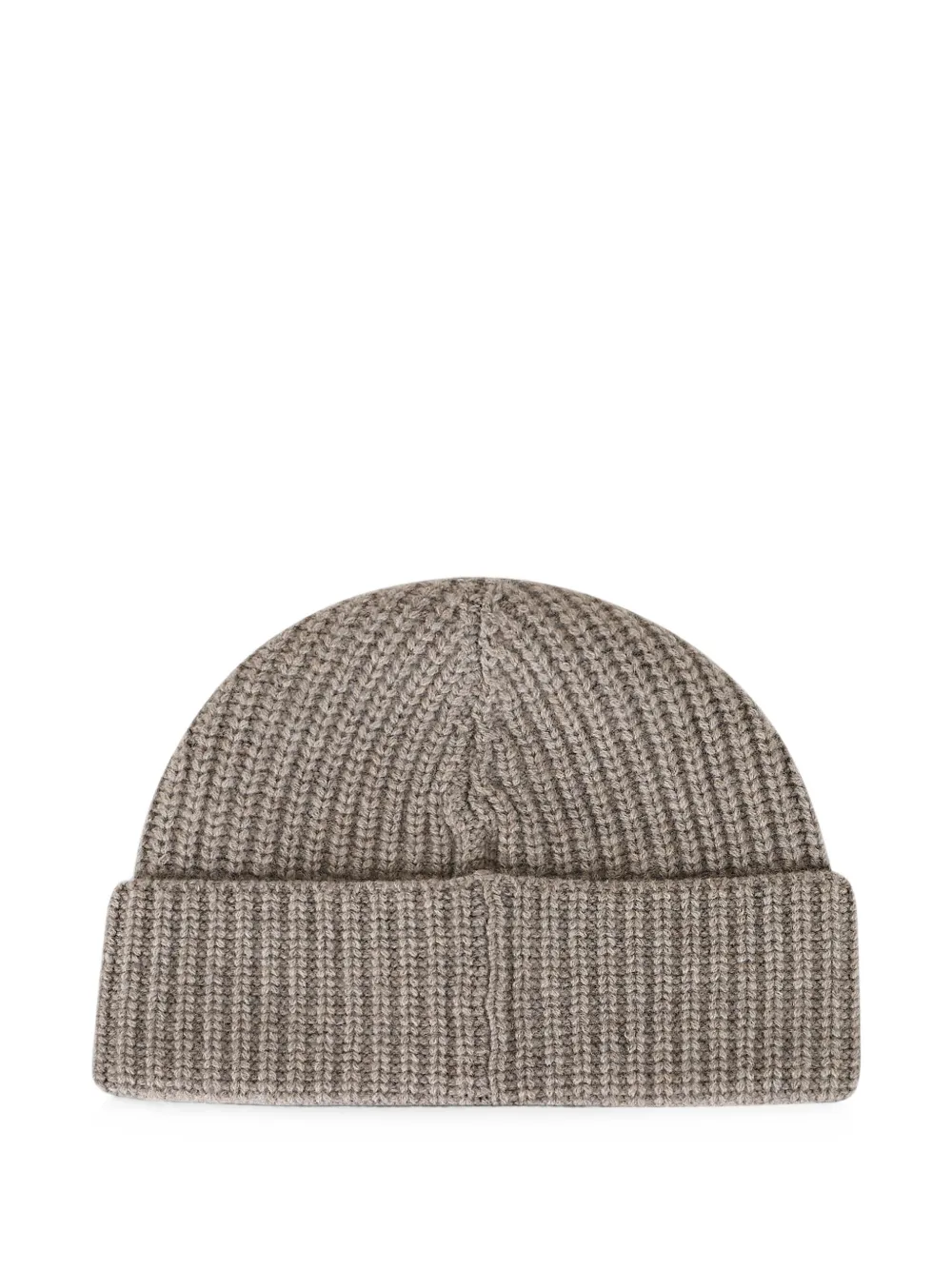 Brunello Cucinelli ribbed-knit beanie hat Beige