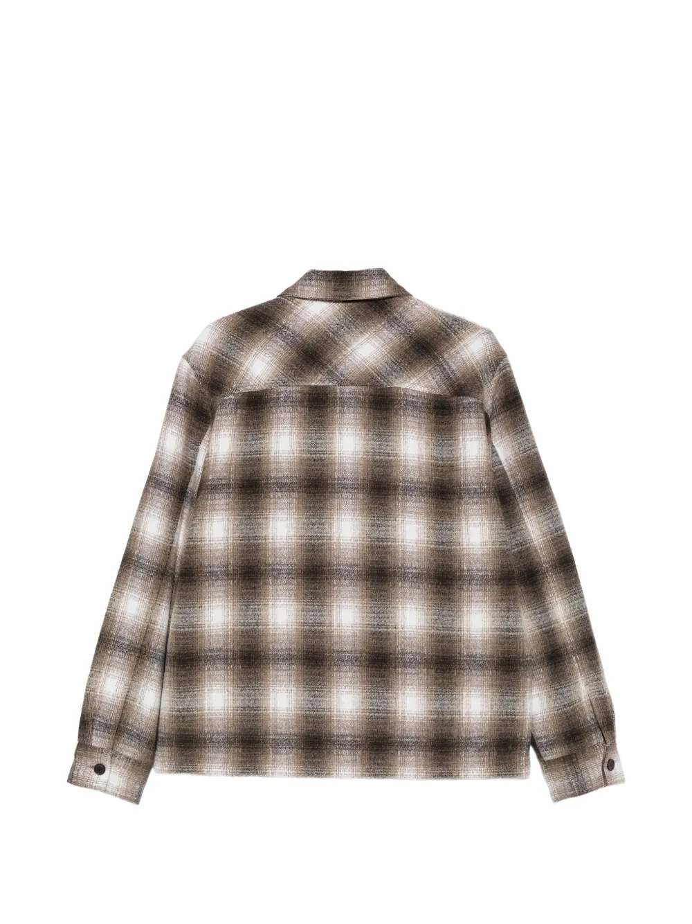 Drykorn Geruit shirtjack Bruin