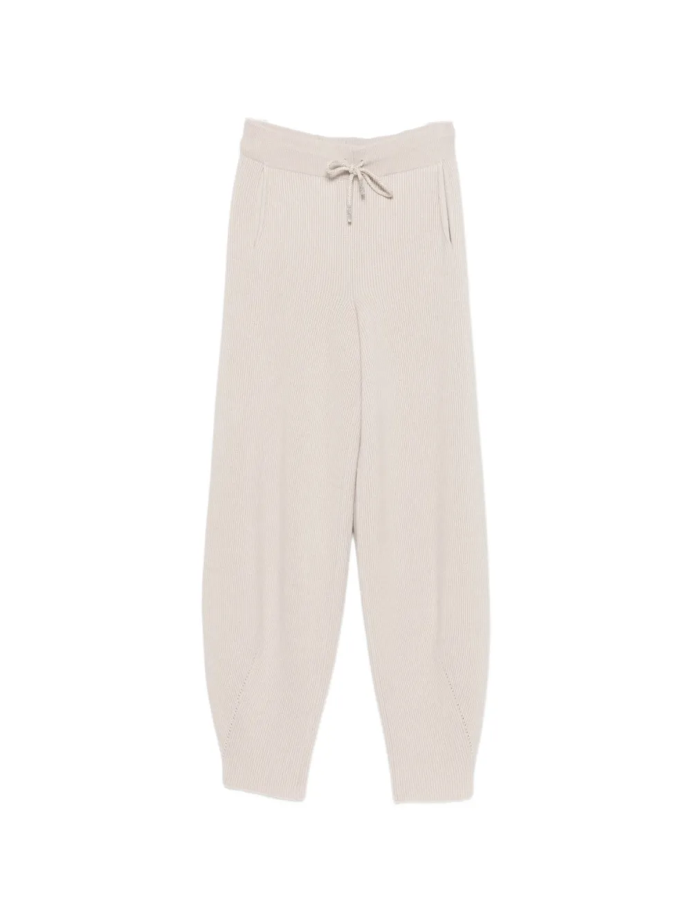 PANICALE ribbed-knit drawstring track pants